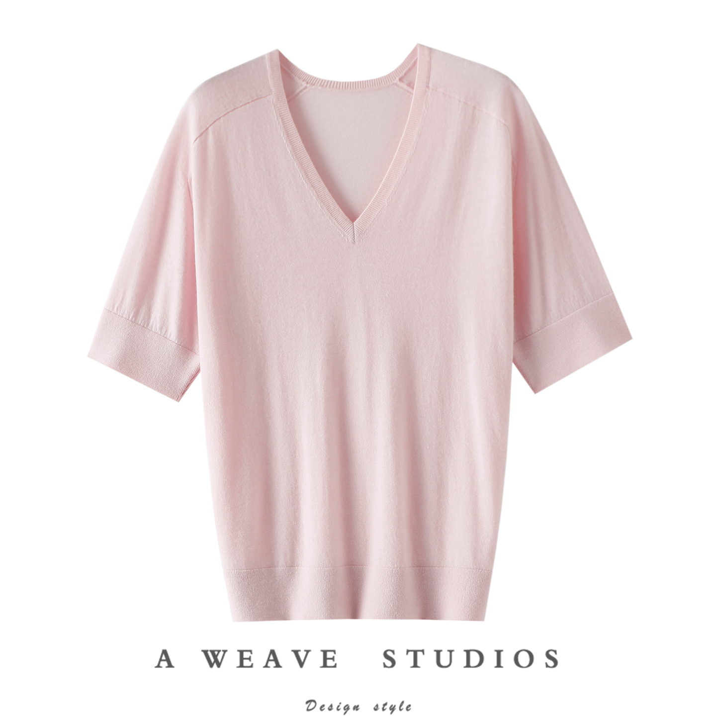 启超官方高端精纺100%纯山羊绒衫