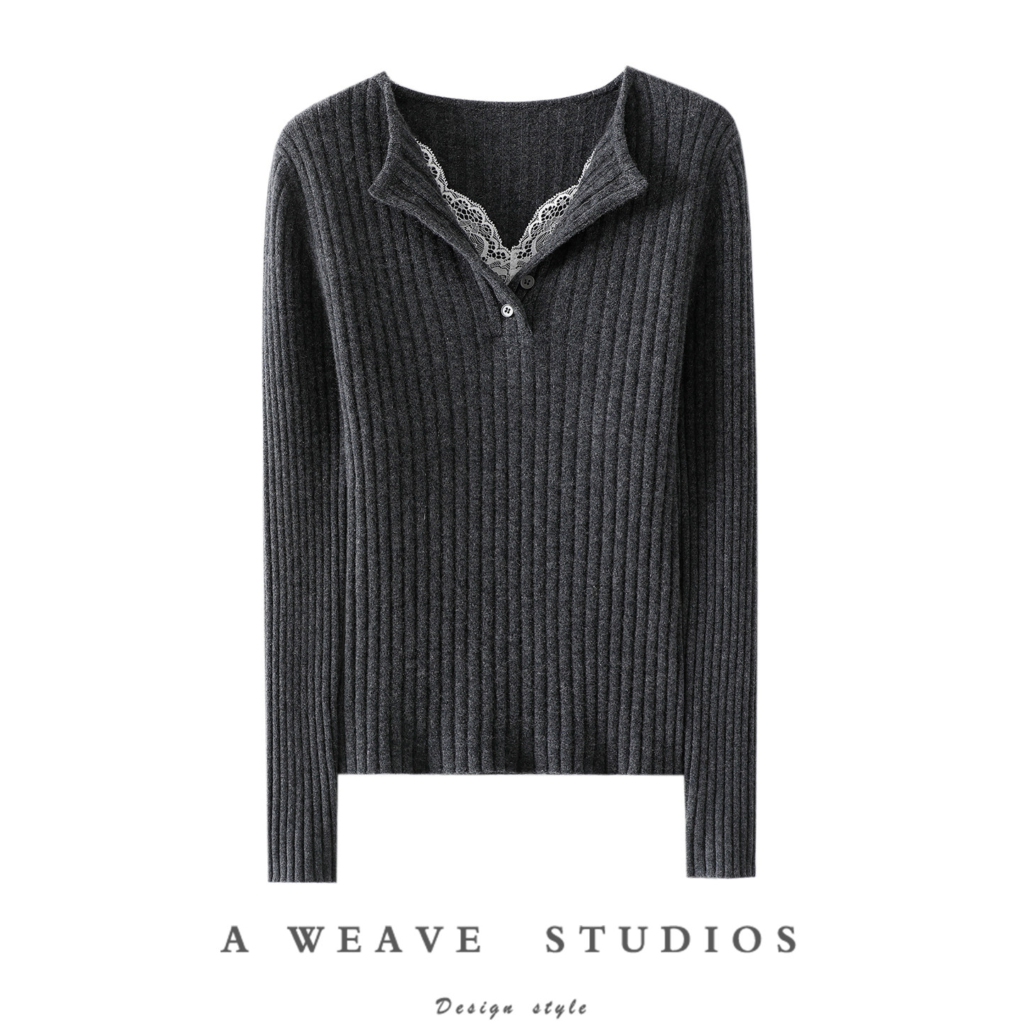 贵里贵气！蕾丝边100%纯山羊绒衫女V领纯羊绒毛衣针织打底衫秋冬,女装/女士精品,羊绒衫,淘宝优惠券,粉丝福利购,淘宝优惠卷