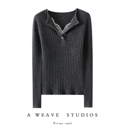 启超官方高端100%纯山羊绒衫