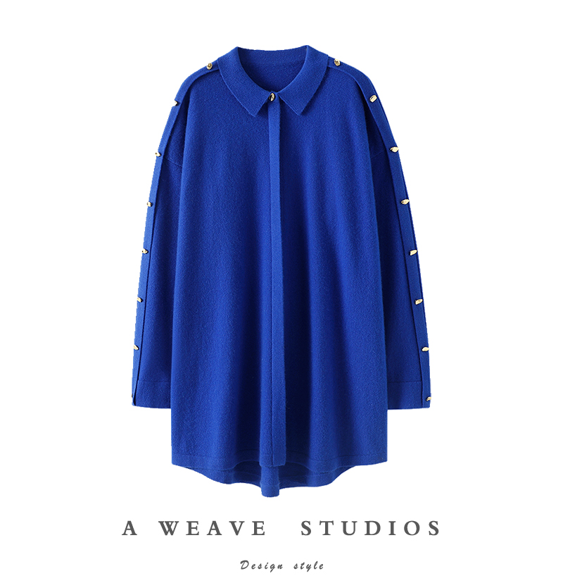 启超高端100%纯山羊绒衫