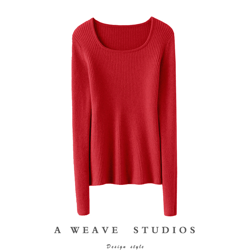 启超高端100%纯山羊绒衫