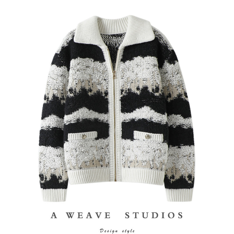 钟爱的一款！重磅加厚100%纯山羊绒拉链开衫女纯羊绒毛衣宽松秋冬,女装/女士精品,羊绒衫,淘宝优惠券,粉丝福利购,淘宝优惠卷