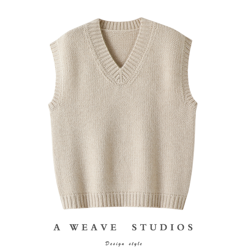 启超官方高端100%纯山羊绒衫