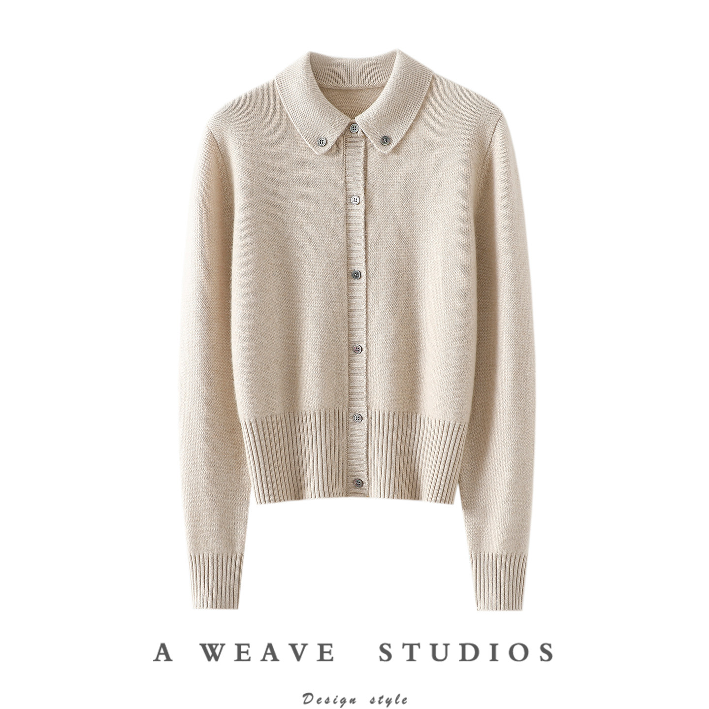 开挂大女主！加厚100%纯山羊绒开衫女POLO领纯羊绒毛衣针织开衫,女装/女士精品,羊绒衫,淘宝优惠券,粉丝福利购,淘宝优惠卷