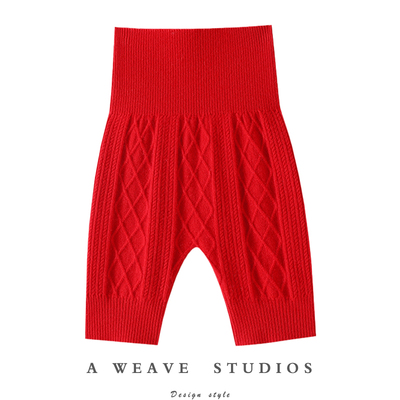 启超官方高端100%纯山羊绒裤