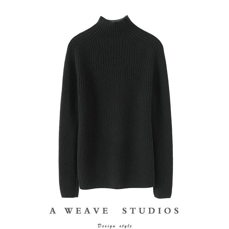 启超官方高端100%纯山羊绒衫