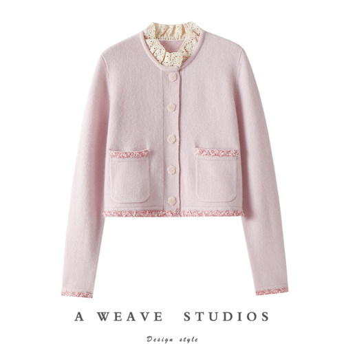 启超官方高端100%纯山羊绒衫