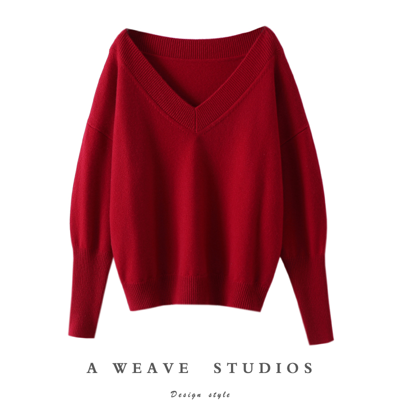 启超官方高端100%纯山羊绒衫