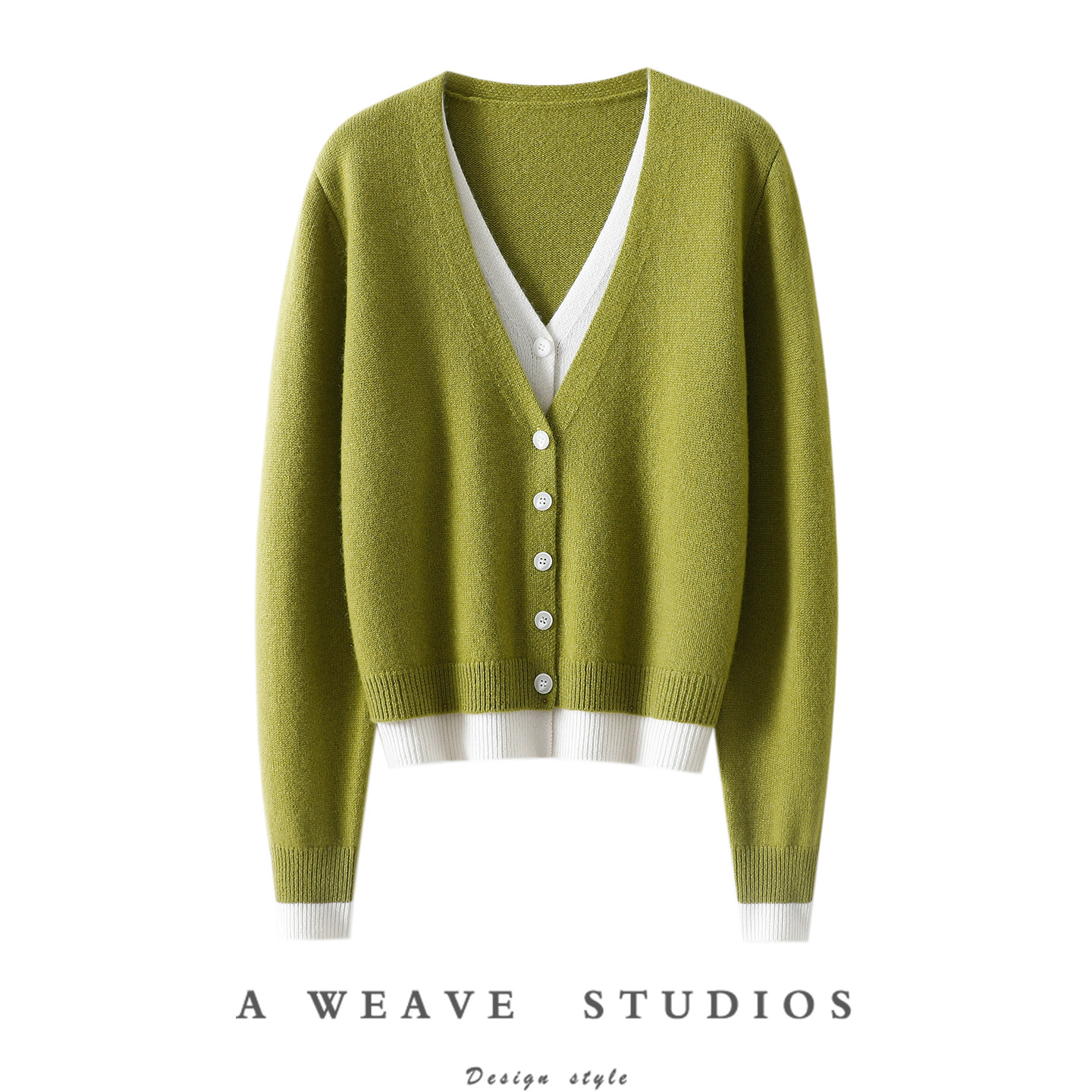 美丽显贵！假两件纯山羊绒开衫女V领纯羊绒毛衣针织开衫外套秋冬,女装/女士精品,羊绒衫,淘宝优惠券,粉丝福利购,淘宝优惠卷