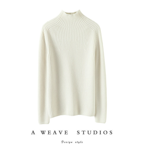 启超官方高端100%纯山羊绒衫