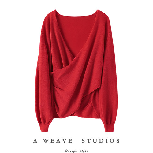 启超高端100%纯山羊绒衫