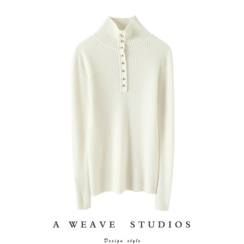 启超高端100%纯山羊绒衫