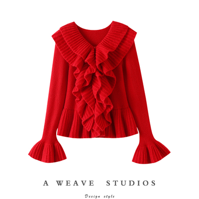 启超官方高端100%纯山羊绒衫