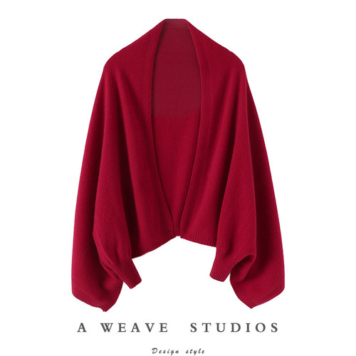 启超高端100%纯山羊绒披肩