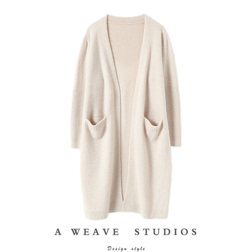 启超高端100%纯山羊绒衫