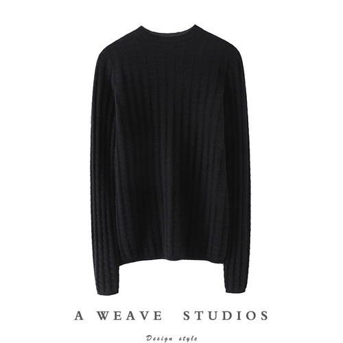 启超官方高端100%纯山羊绒衫