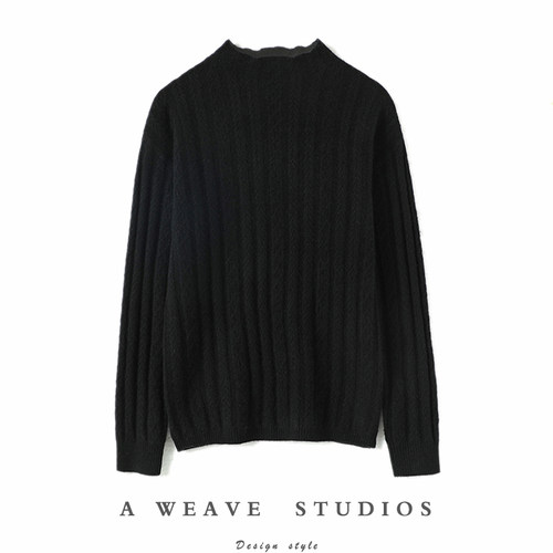 启超官方高端100%纯山羊绒衫