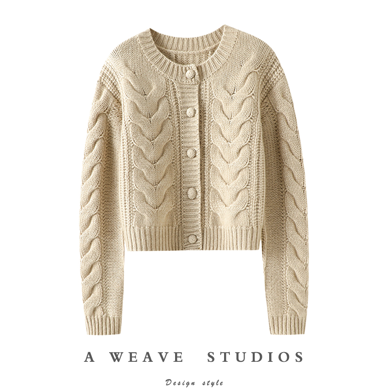 启超官方高端100%纯山羊绒衫