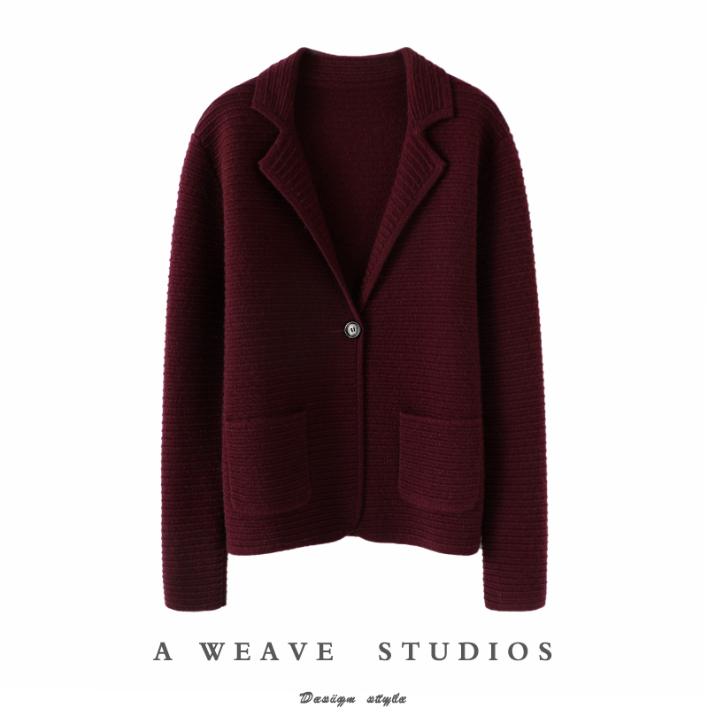 启超高端100%纯山羊绒衫