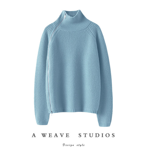 启超官方高端100%纯山羊绒衫