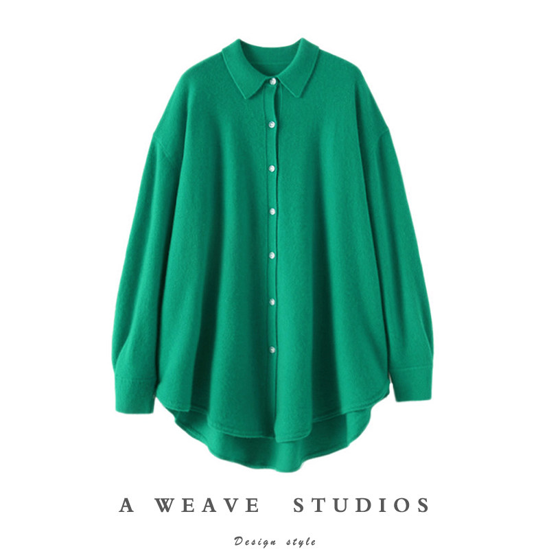 启超高端100%纯山羊绒衫