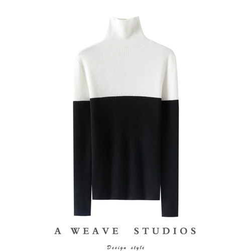 启超官方高端100%纯山羊绒衫