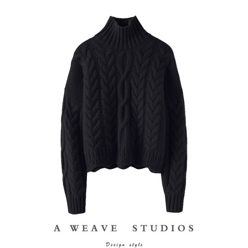 启超高端100%纯山羊绒衫