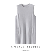 好激动 连衣裙 100%纯羊绒背心吊带圆领针织衫 终于能上架 中长款