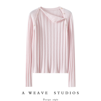 启超官方高端100%纯山羊绒衫