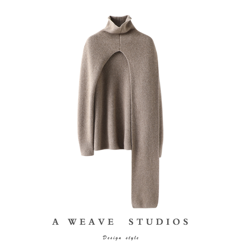 启超高端100%纯山羊绒衫