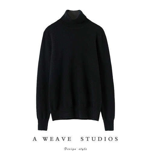 启超高端100%纯山羊绒衫