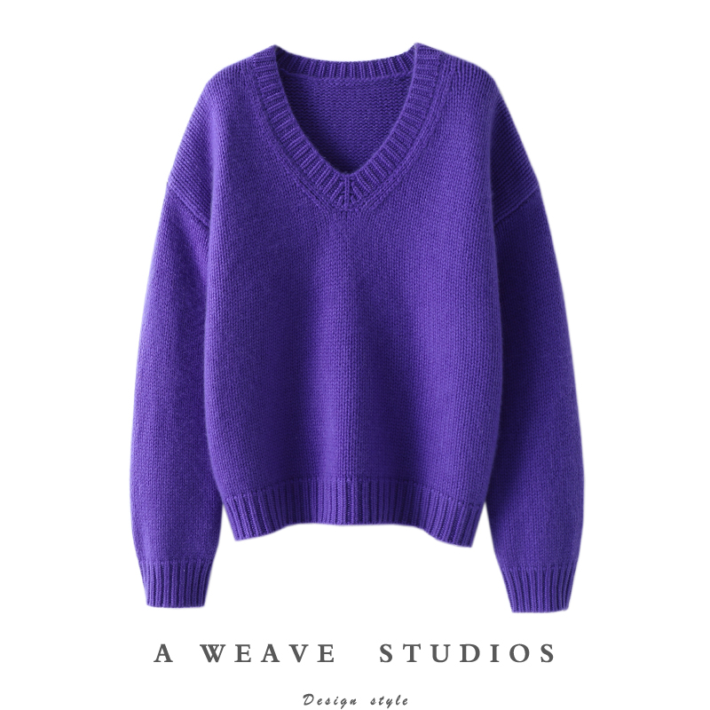 启超官方高端100%纯山羊绒衫