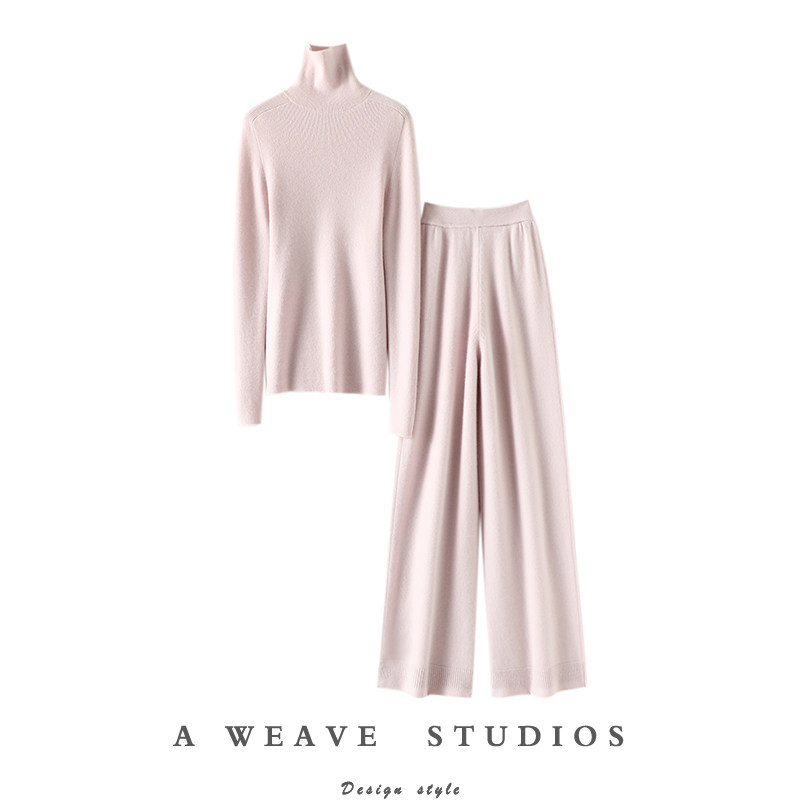 启超爱疯了啊！高领羊绒衫100纯羊绒女毛衣阔腿裤子休闲羊绒套装,女装/女士精品,羊绒衫,淘宝优惠券,粉丝福利购,淘宝优惠卷