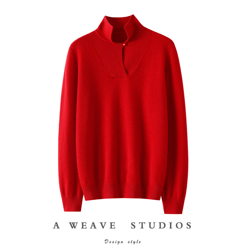 启超官方正品~秋冬新款100%纯山羊绒衫女纯羊绒毛衣针织打底衫,女装/女士精品,羊绒衫,淘宝优惠券,粉丝福利购,淘宝优惠卷