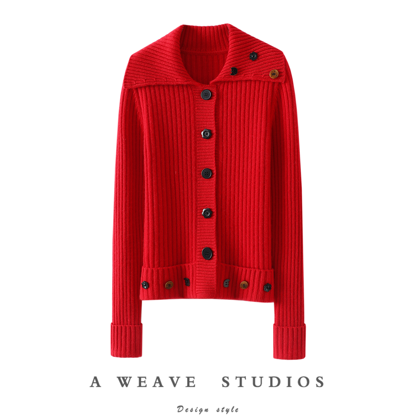 启超官方高端100%纯山羊绒衫