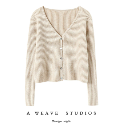 启超官方高端100%纯山羊绒衫