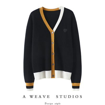 启超官方高端100%纯山羊绒衫