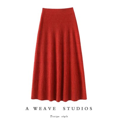 启超官方高端100%纯山羊绒裙