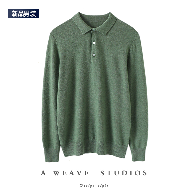 启超高端100%纯山羊绒衫