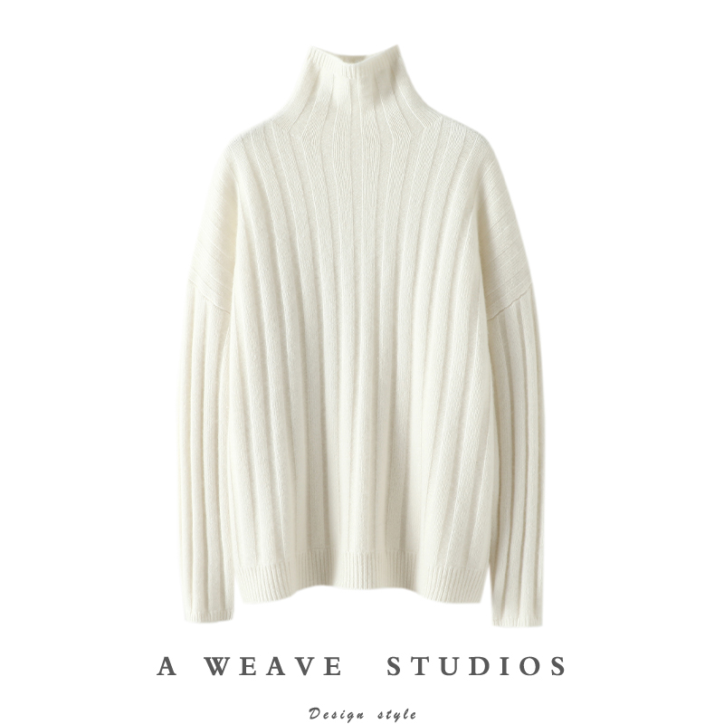 启超官方高端100%纯山羊绒衫