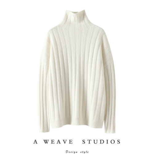 启超官方高端100%纯山羊绒衫