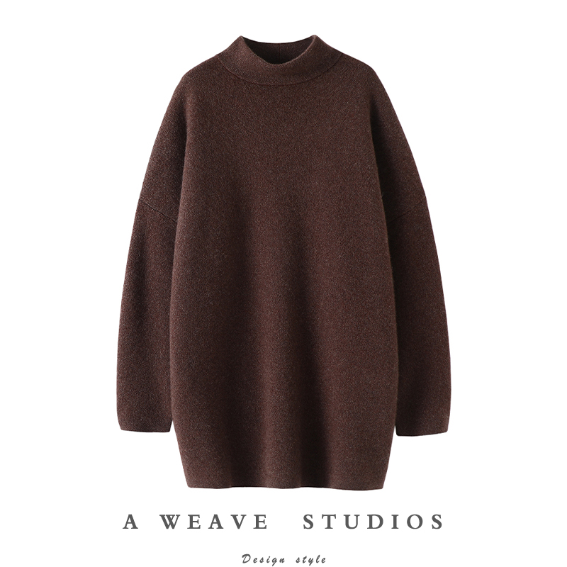 启超高端100%纯山羊绒衫