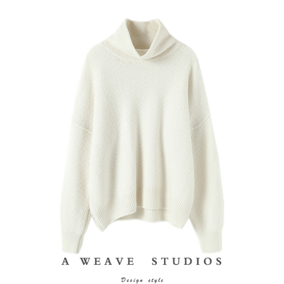 启超官方高端100%纯山羊绒衫