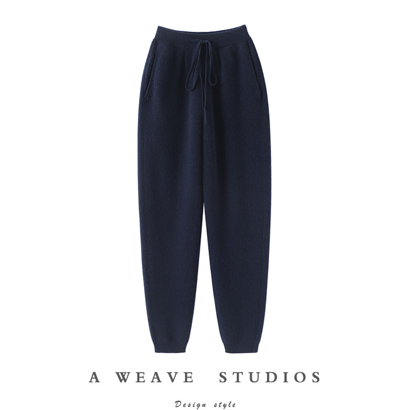 不想脱的裤型！重磅加厚羊绒裤子女外穿显瘦百搭休闲哈伦裤冬新款