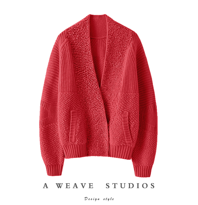 启超高端100%纯山羊绒衫