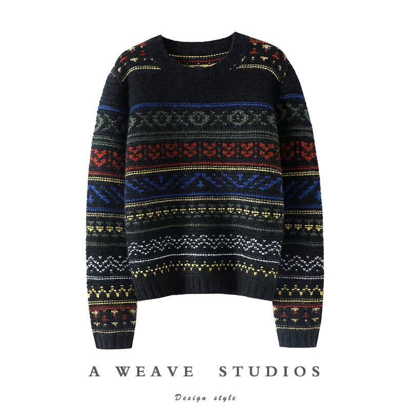 启超官方高端100%纯山羊绒衫