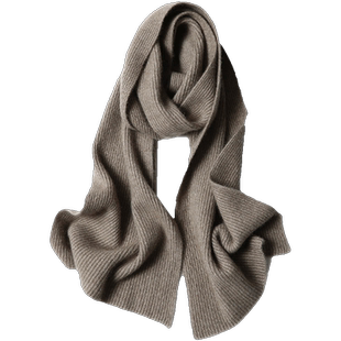 王炸舒服感！加厚100%纯山羊绒围巾男女通用保暖百搭针织围巾冬季