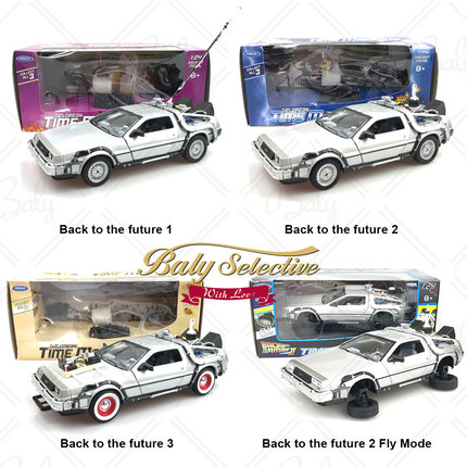 Welly威利DMC新品1:24回到未来Back To The Future合金汽车模型
