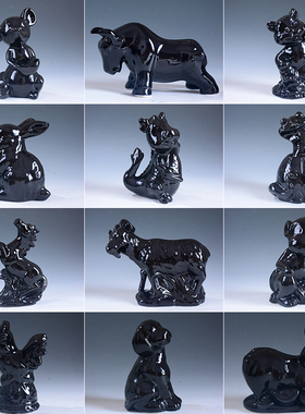 卡通办公室客厅装饰桌面动物现代