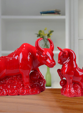 工艺运势如虹商务红色开业礼品